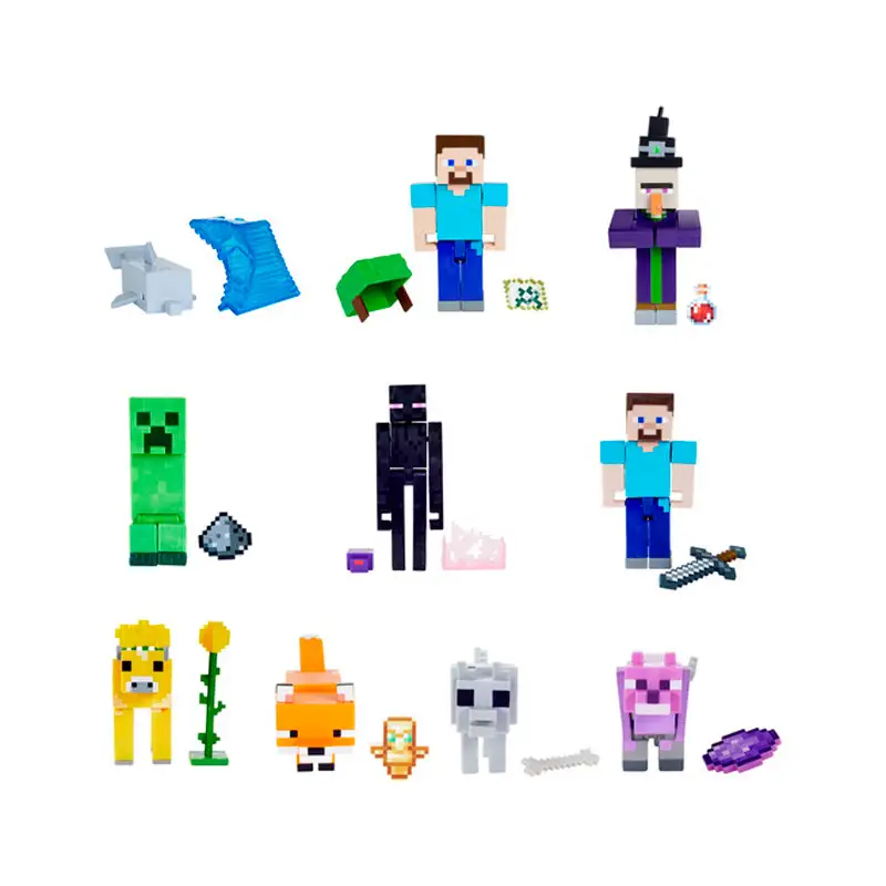 Mattel Minecraft Gtp08 Mini Figuras Surtido