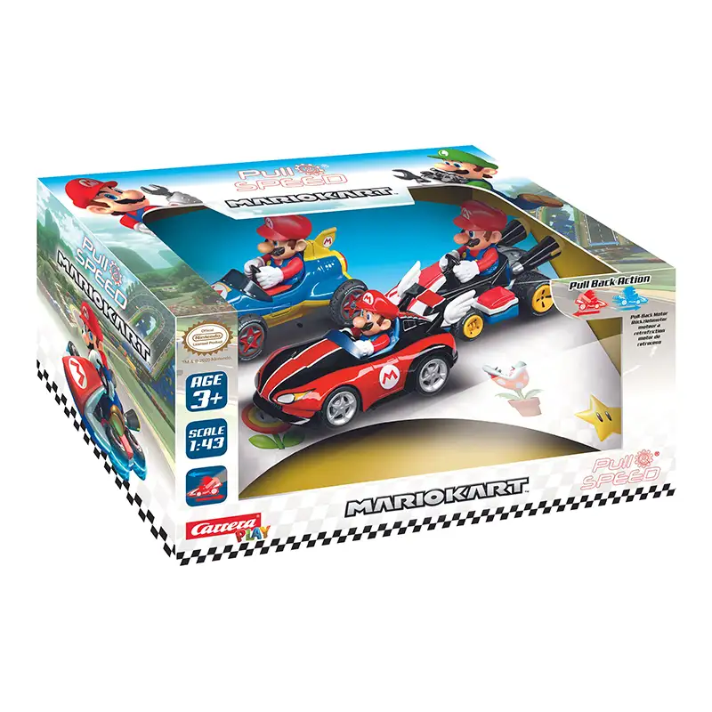 Carrera Pull And Speed 15813016 Vehiculo Mario Collection Mario (3 Pack)
