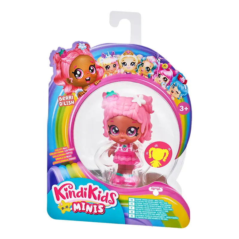 Boing Toys Kindi Kids Bobblers 50147 Muñeca Mini Berri  Dlish (Asst 3/6)