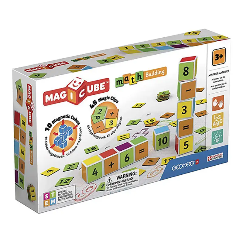 Geomag Magicube #257 Set De Cubos Magneticos Matemáticos 60 Pcs