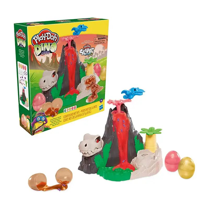 Hasbro Play-Doh F1500 Dino Crew Slime Lava Bones Island