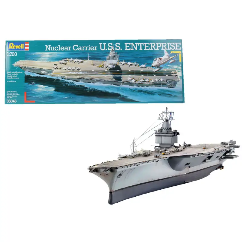 Revell Model 05046 Barco Nuclear Carrier U.S.S. Enterprise Escala 1/720