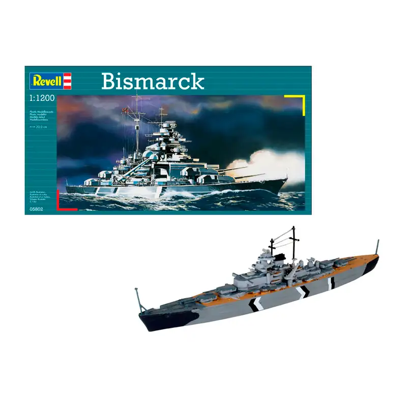 Revell Model 05802 Acorazado Bismarck Escala 1/1200
