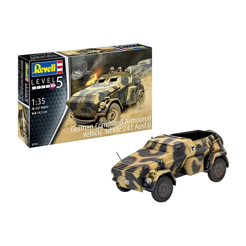 REVELLModel 03335 Vehiculo Blindado Sd.Kfz.247 Au Escala 1/35