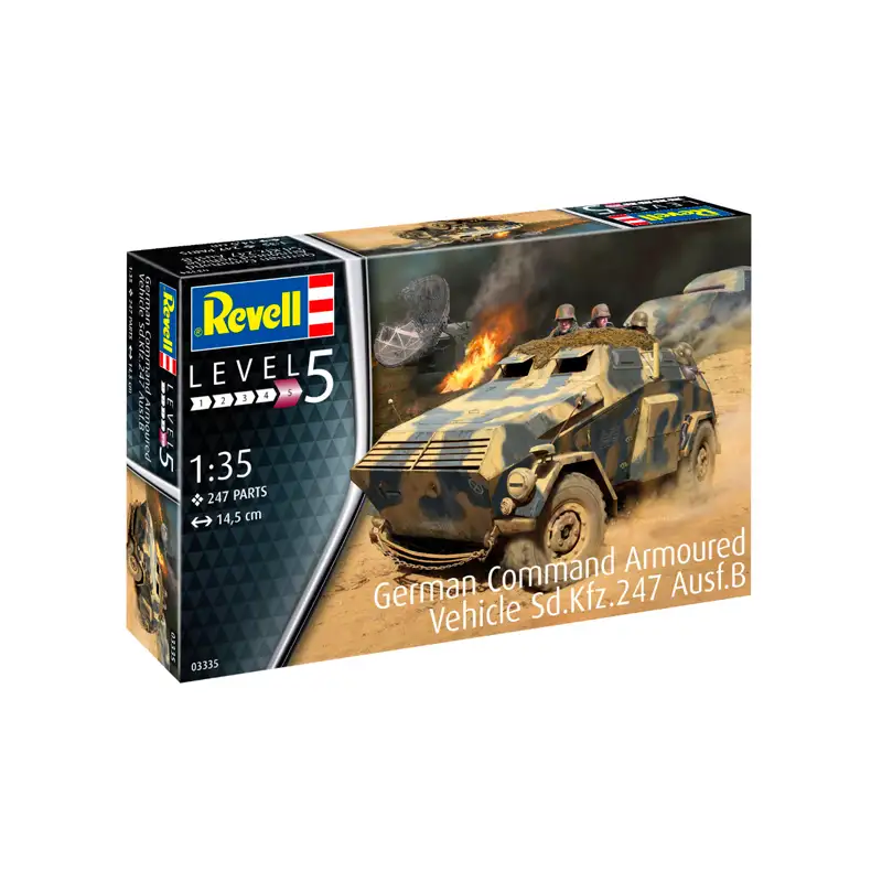 REVELLModel 03335 Vehiculo Blindado Sd.Kfz.247 Au Escala 1/35