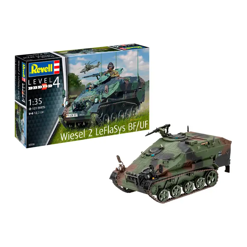 REVELL Model 03336 Tanque Wiesel 2 LeFlaSys BF/UF Escala 1/35