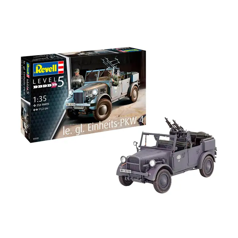 RevellModel 03339 Vehiculo Militar Einheits-Pkw Kfz.4 Escala 1/35