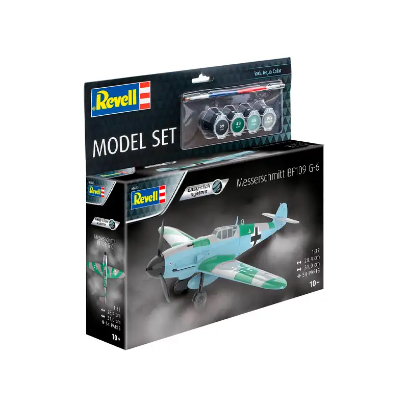 RevellModel Set 03653 Avion Messerschmitt Bf109G-6 Escala 1/48
