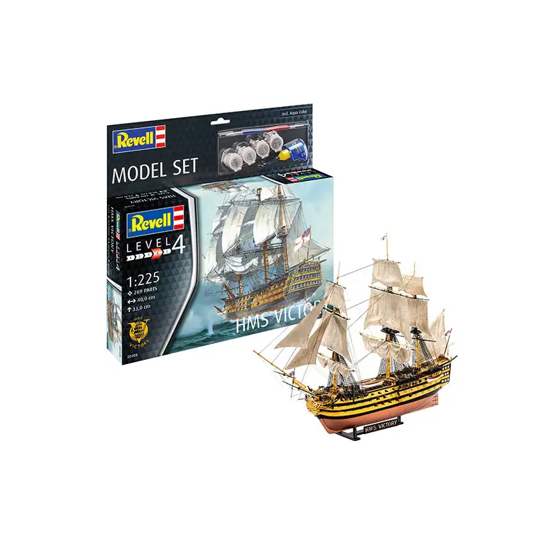 Revell Model Set65408 Barco Hms Victory Escala 1/225