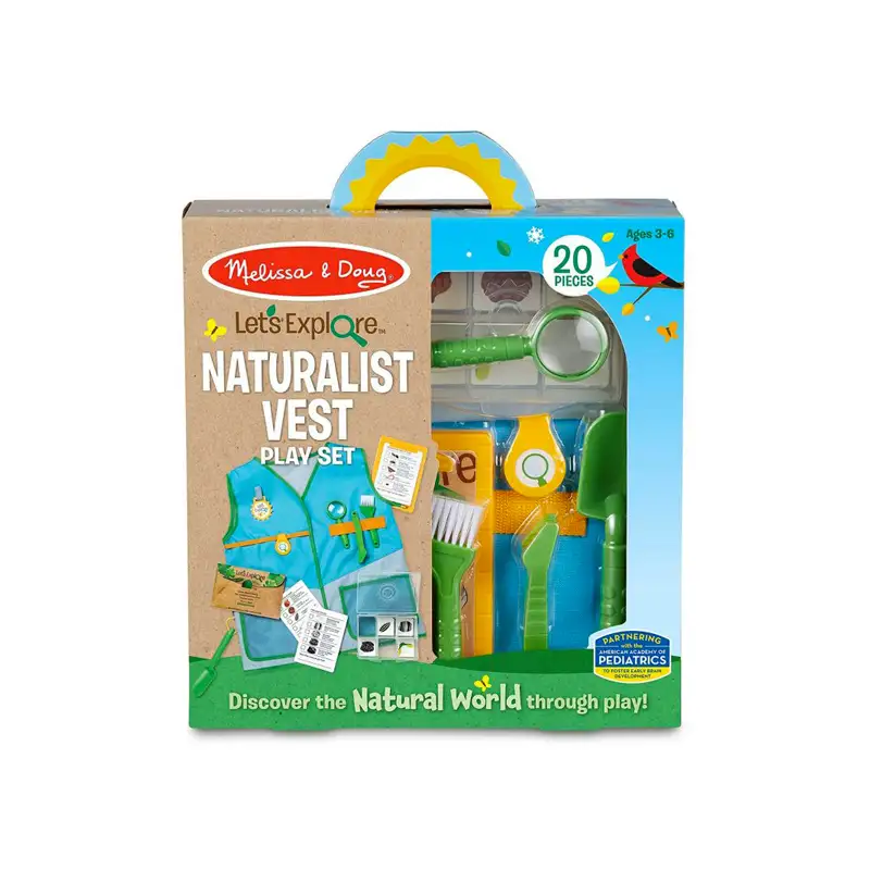 MELISSA & DOUG Lets Explore 30805 Juego de Chaleco Naturalista