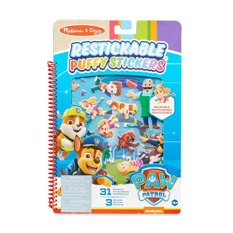 Melissa & Doug Set De Stickers 33256 Paw Patrol Puffy Stickers