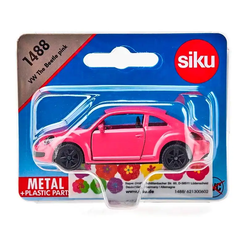 Siku Blister 1488 Vw The Beetle Pink