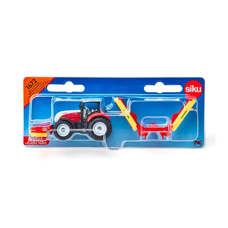 Siku Blister 1672 Steyr With Pottinger Mower Combination