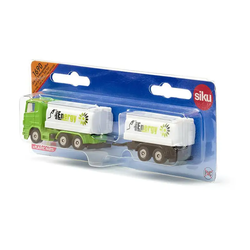 Siku Blister S1690 Truck With Tank Truck Superstructure And Trailer