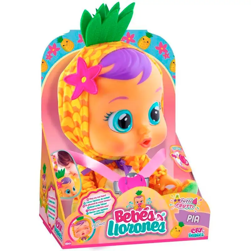 Boing Toys Cry Babies 93829 Mu¤Eca Tutti Frutti Pia (Asst. 2/3)