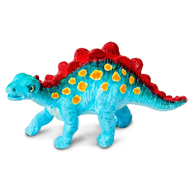 Safari Ws Prehistoric World 100987 Dino Dana Stegosaurus Conjunto De Huevos Y Bebes