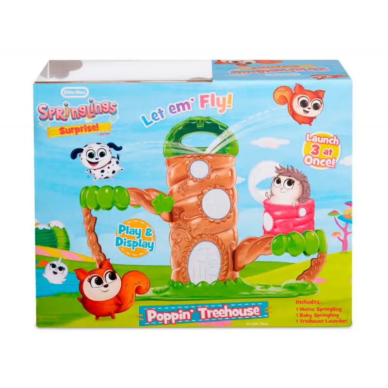 LITTLE TIKES Exterior 649806 Springlings Surprise Set de Casa del Arbol Poppin