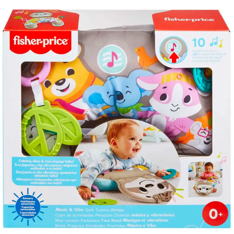 Mattel Fisher Price Grr01 Cojin De Actividades Oso Perezoso