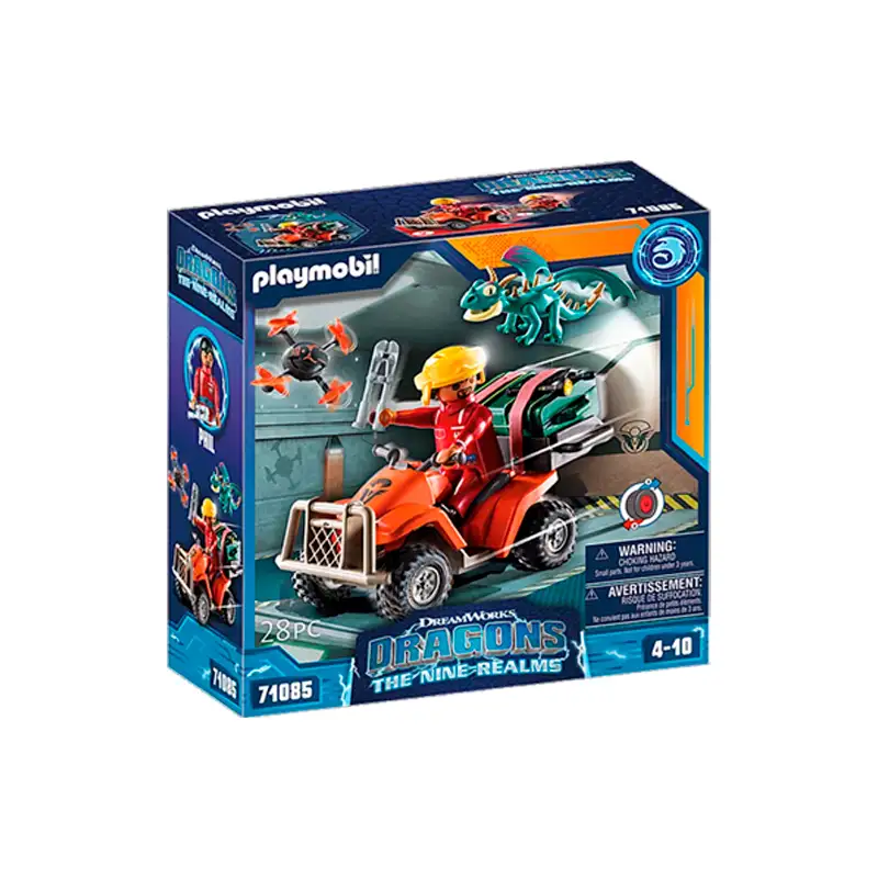 PLAYMOBIL Dragons 71085 Base de Seguridad de Icaris