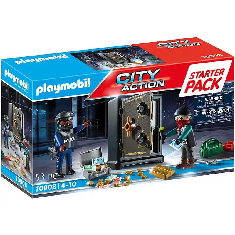 Playmobil Starter Pack 70908 Robo Caja Fuerte