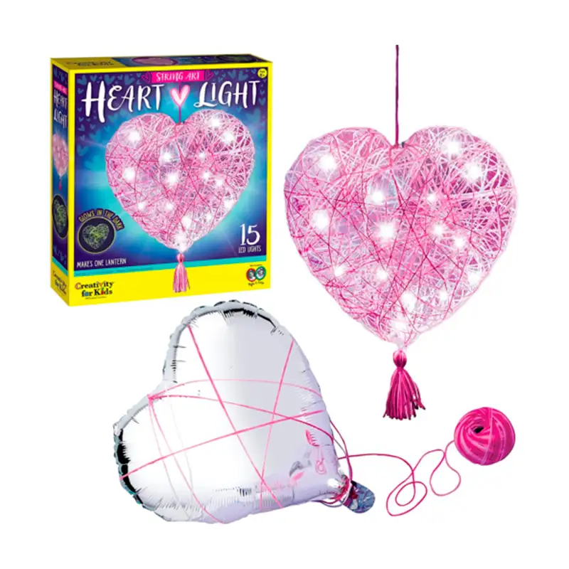 Creativity For Kids String Art 6180000 Kit De Corazon Con Luces Led