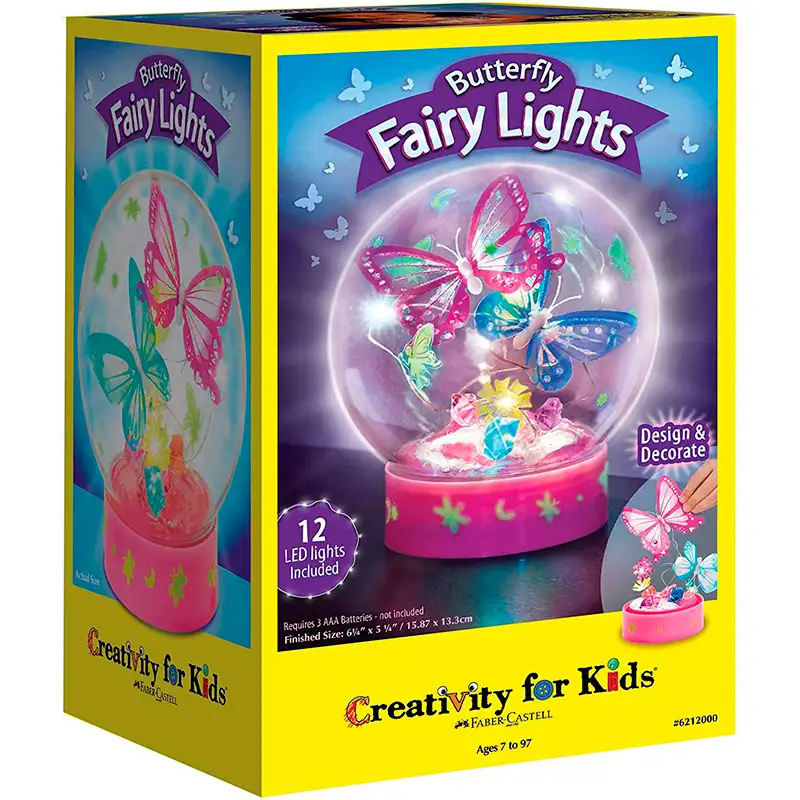 Creativity For Kids 62120000 Kit De Artesania Mariposas Y Luces Led