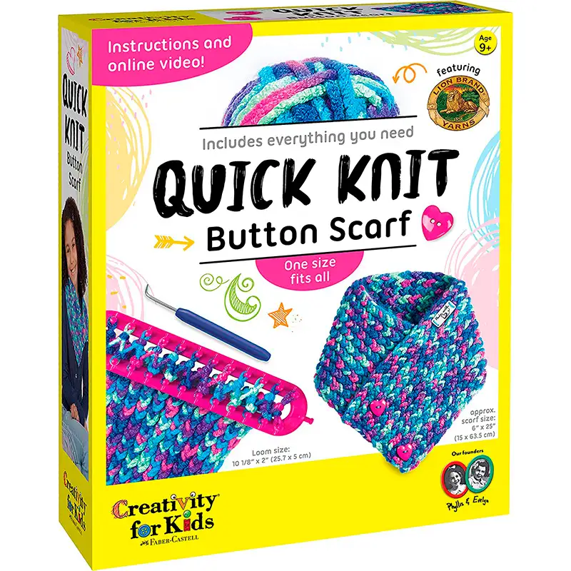 Creativity For Kids 6304000 Kit De Tejido Bufanda