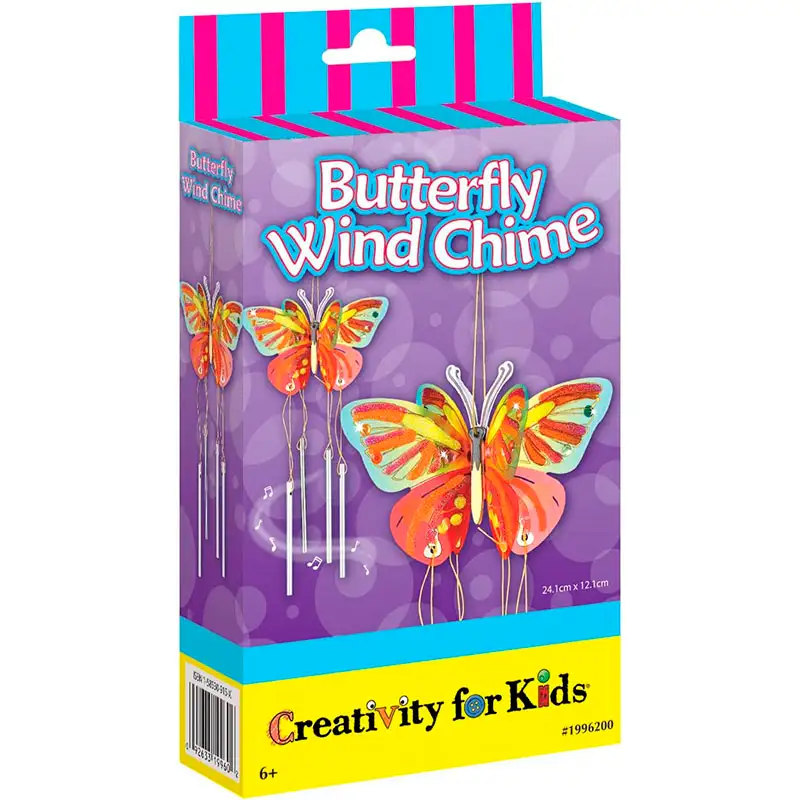 Creativity For Kids 1996000 Kit De Carrillon De Viento Mariposa