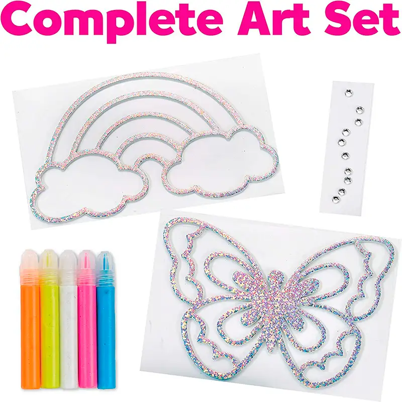 Creativity For Kids 6272000 Window Art Mariposa Arcoiris