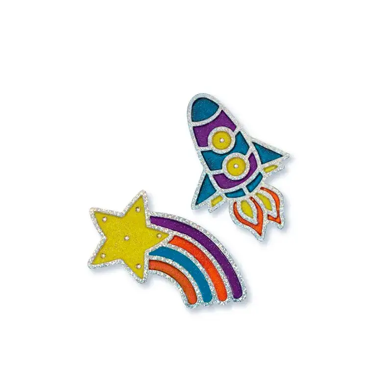 CREATIVITY FOR KIDS 6292000 Window Art Viaje al Espacio