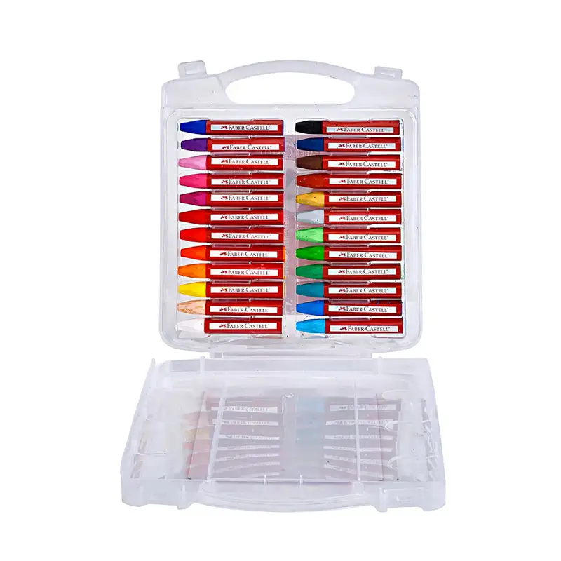 Faber Castell FC124024 Estuche De 24 Crayones Pastel Al Oleo
