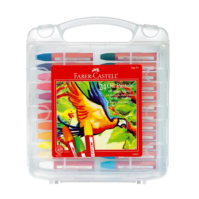 Faber Castell FC124024 Estuche De 24 Crayones Pastel Al Oleo