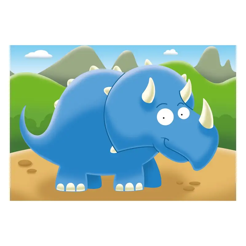 Ravensburger Rompecabezas Para Niños 07289 7 Jolly Dinos 2 3 4 Y 5 Piezas