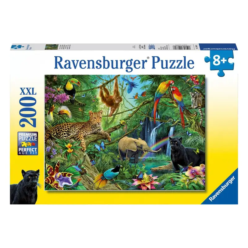 Ravensburger Rompecabezas Para Niños 12660 6 Vida En La Jungla 200 Piezas