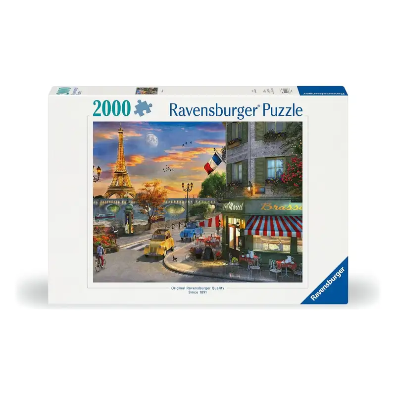 Ravensburger Rompecabezas 16716 6 Atardecer Torre Eiffel 2000 Piezas
