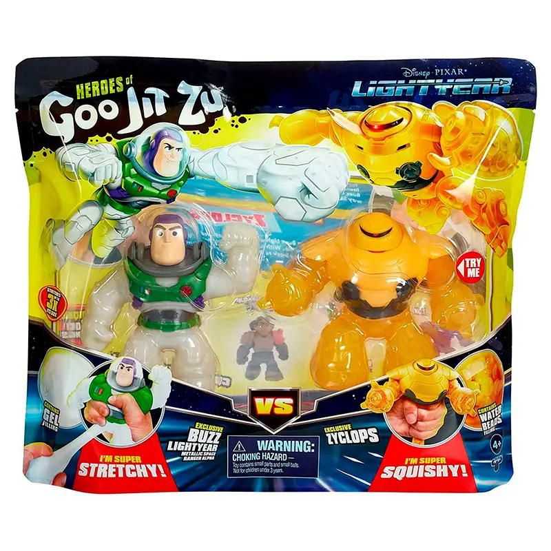 BOING TOYS Goo Jit Zu 41420 Figuras Lightyear Versus Heroes X2