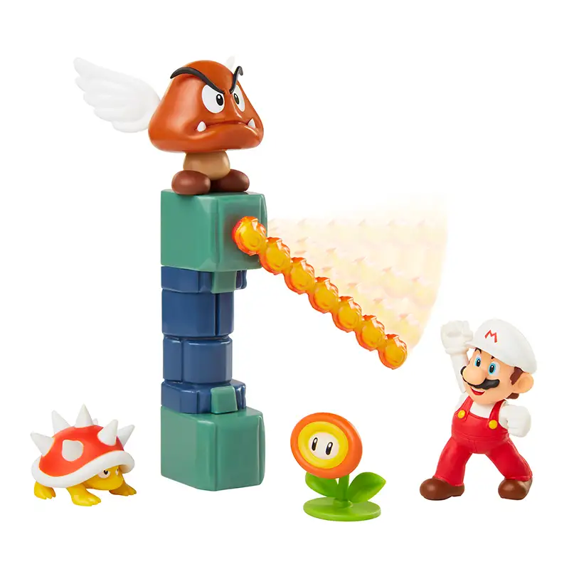 Jakks Pacific Nintendo Super Mario 400154 Set Diorama Castillo De Lava