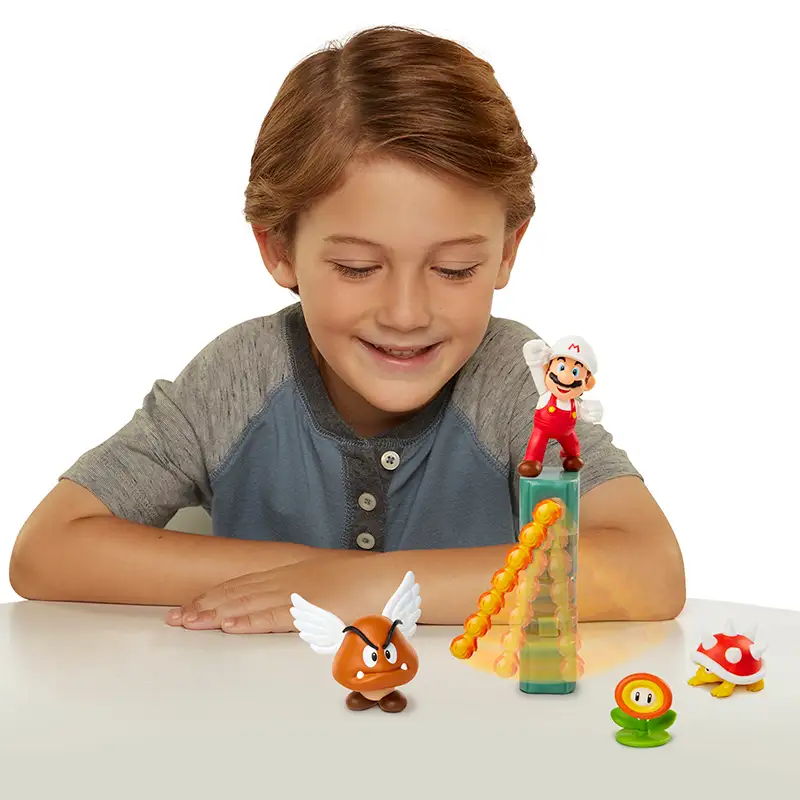 Jakks Pacific Nintendo Super Mario 400154 Set Diorama Castillo De Lava