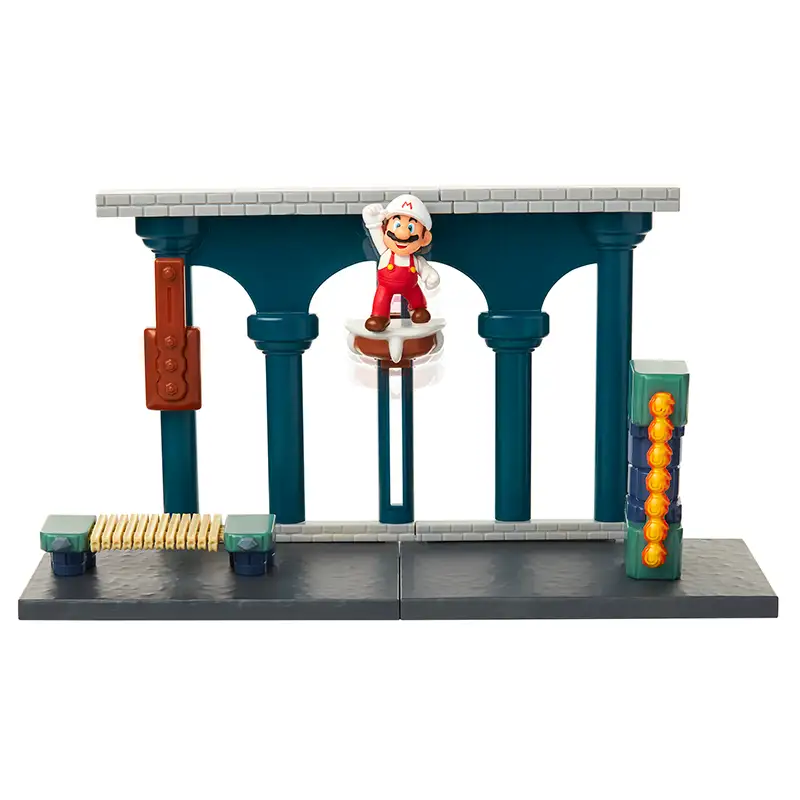 Jakks Pacific Nintendo 400174 Super Mario Set De Juego Castillo De Lava