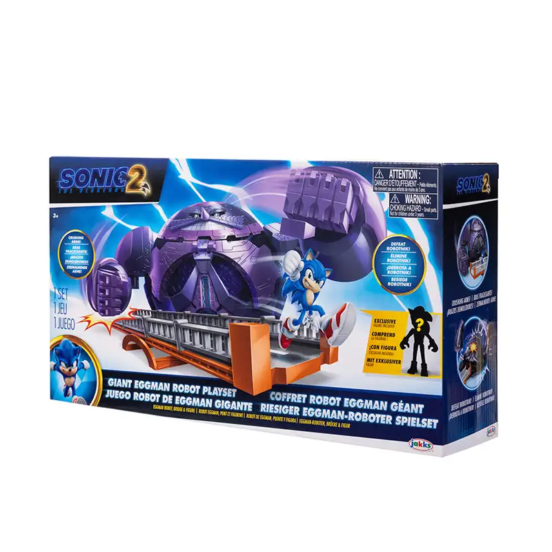 jakks pacific Sonic 412734 Juego Robot De Eggman Gigante Pelicula 2