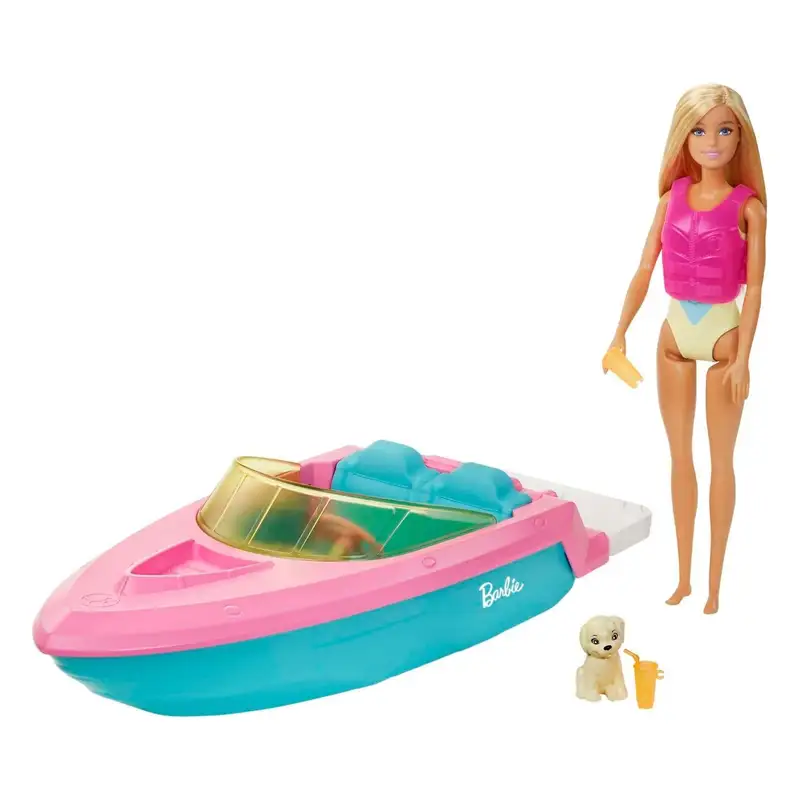 Mattel Barbie Grg30 Muñeca Con Estate Lancha