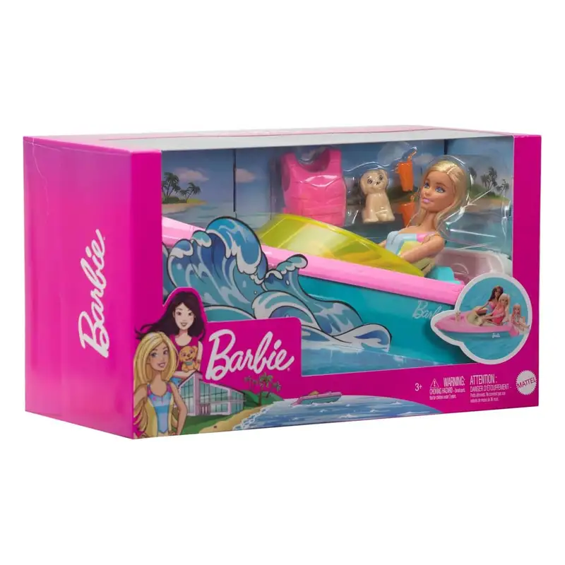 Mattel Barbie Grg30 Muñeca Con Estate Lancha