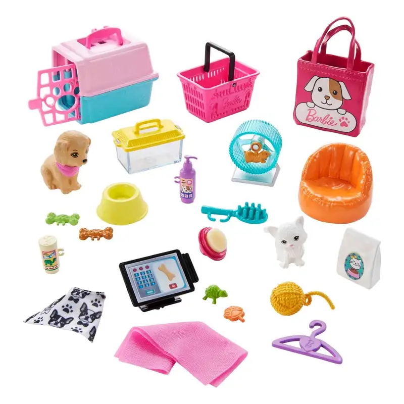 Mattel Barbie Grg90 Muñeca Tienda Para Mascotas