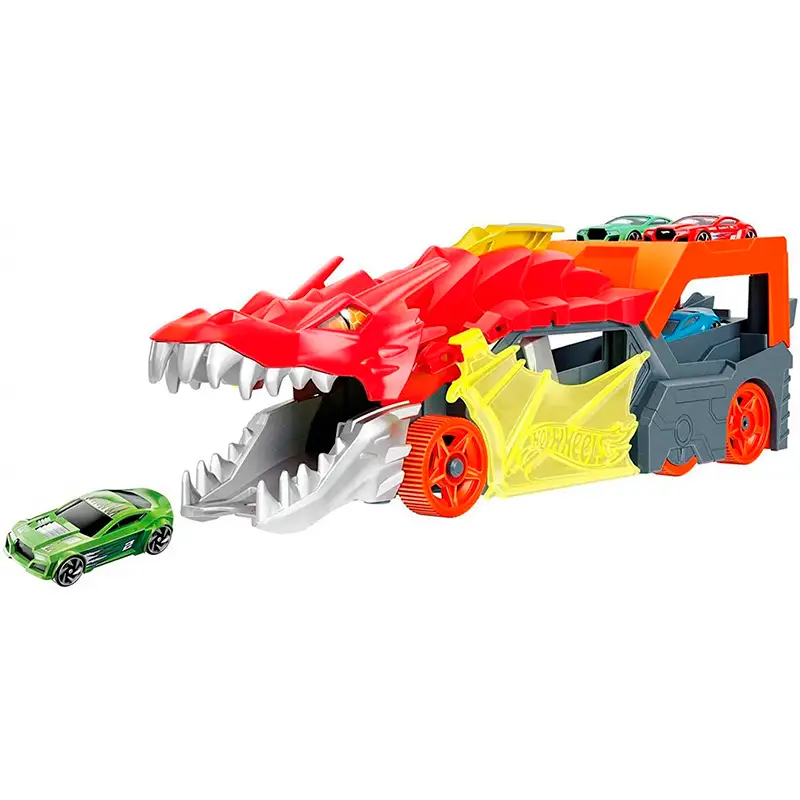 Mattel Hot Wheels Gtk42 Pista De Carreras Dragon Lunch Cars