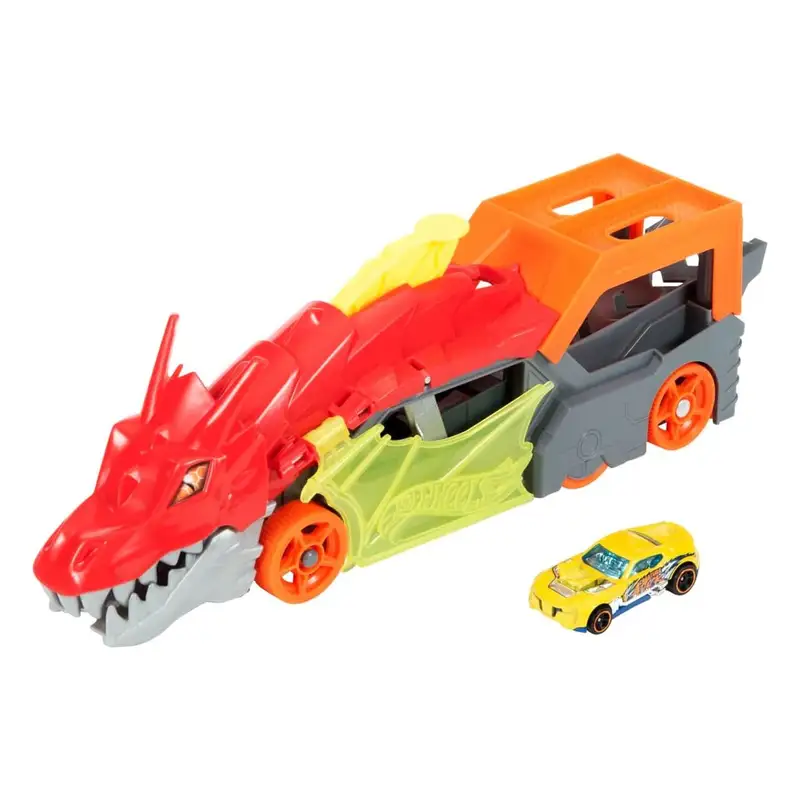 Mattel Hot Wheels Gtk42 Pista De Carreras Dragon Lunch Cars