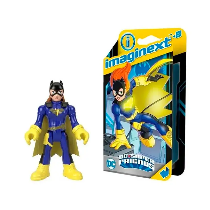 Mattel Imaginex Gxt54 Figura Dc Super Friends Batgirl (Asst 6/6)