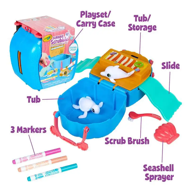 Crayola Scribble Scrubbie Ocean Pets Set