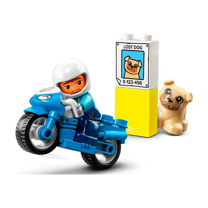 Lego Duplo 10967 Motosicleta De Policia
