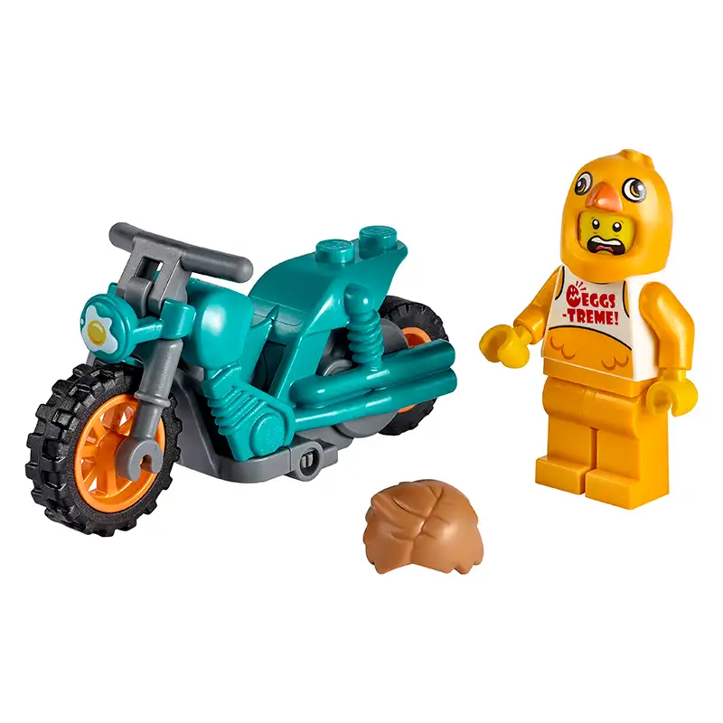Lego City Bicicleta De Acrobacias De Pollo