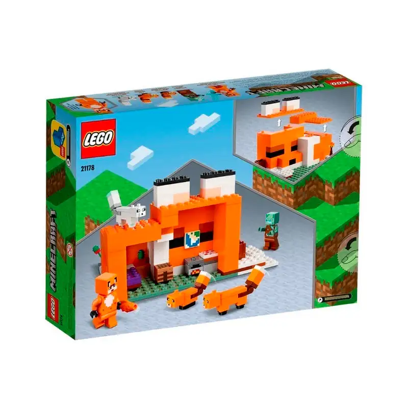 Lego Minecraft 21178 El Refugio Del Zorro